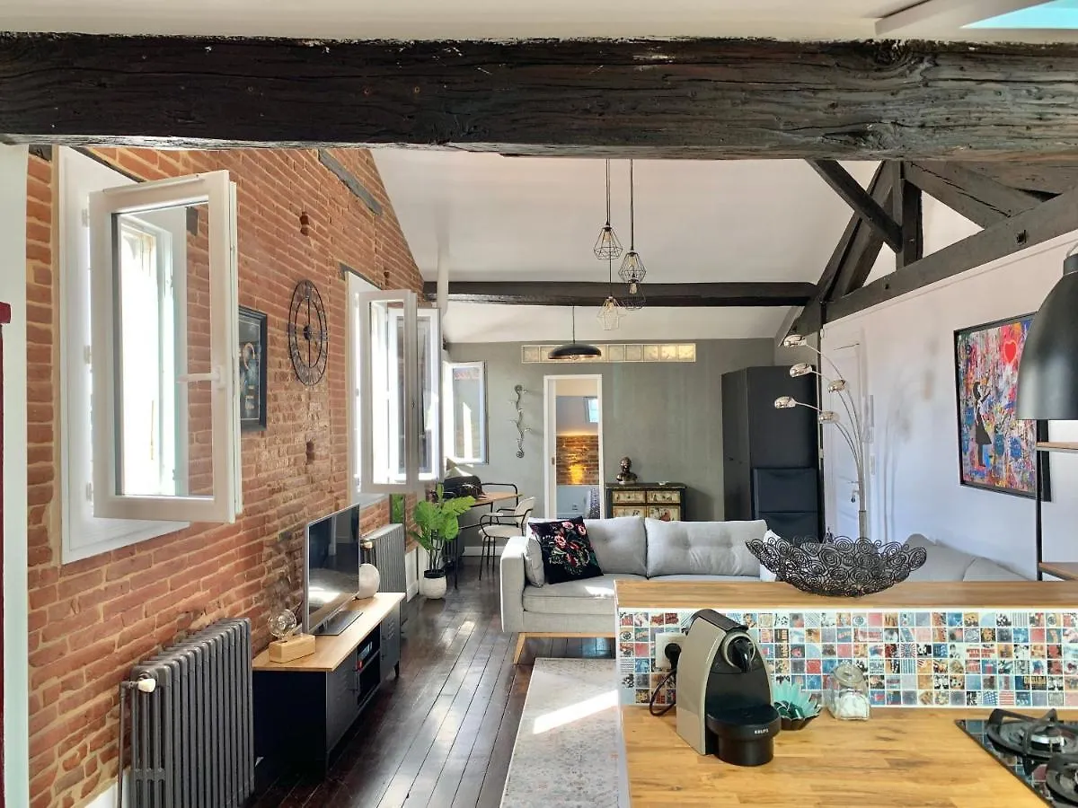 Rue De La Colombette : Charmant T2 Renove Apartment Toulouse 0*,